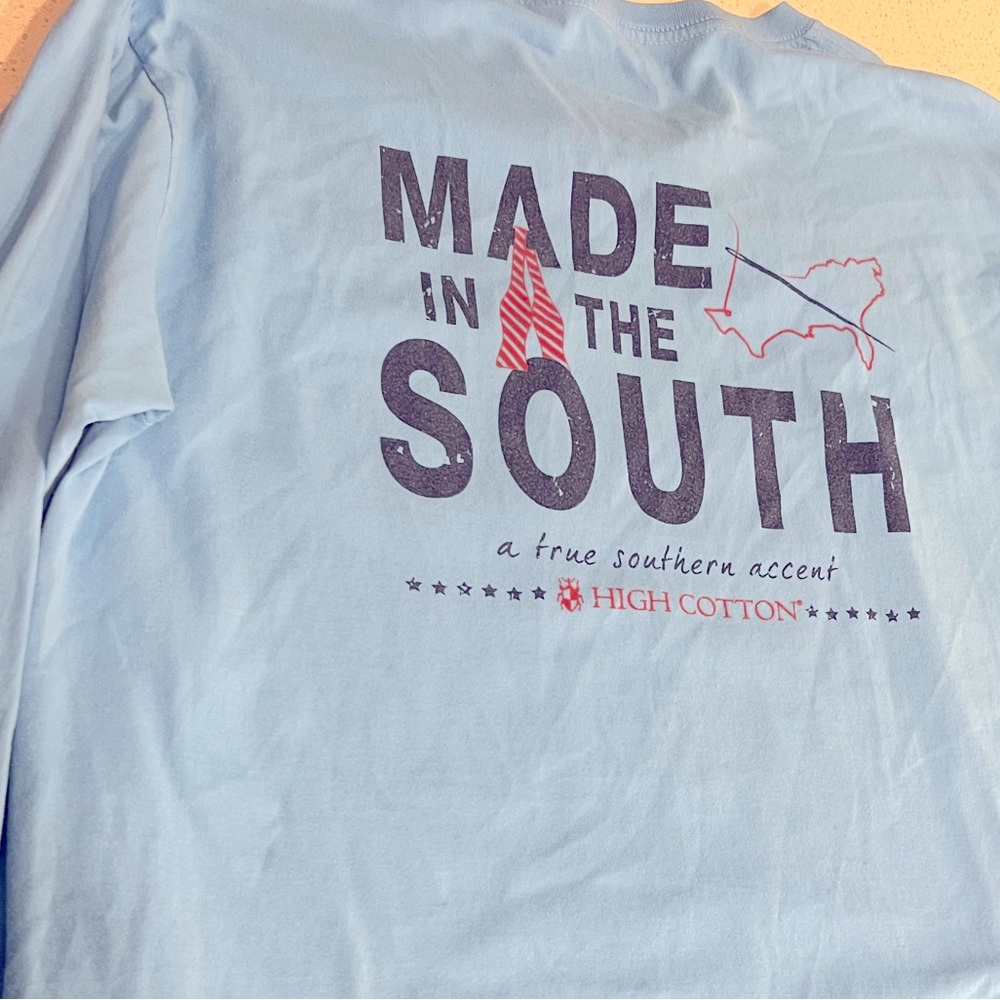 Light Blue High Cotton Long sleeve shirt. Large. Men’s.